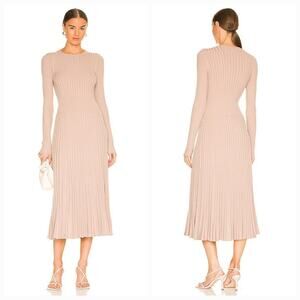 L'Academie Gaela Knit Dress in Camel Small